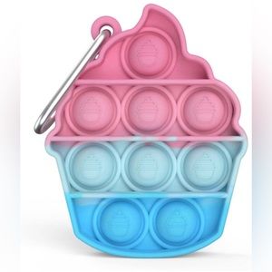 Koikosefvs New Hot Rainbow Pop Push Bubble Fidget Toy